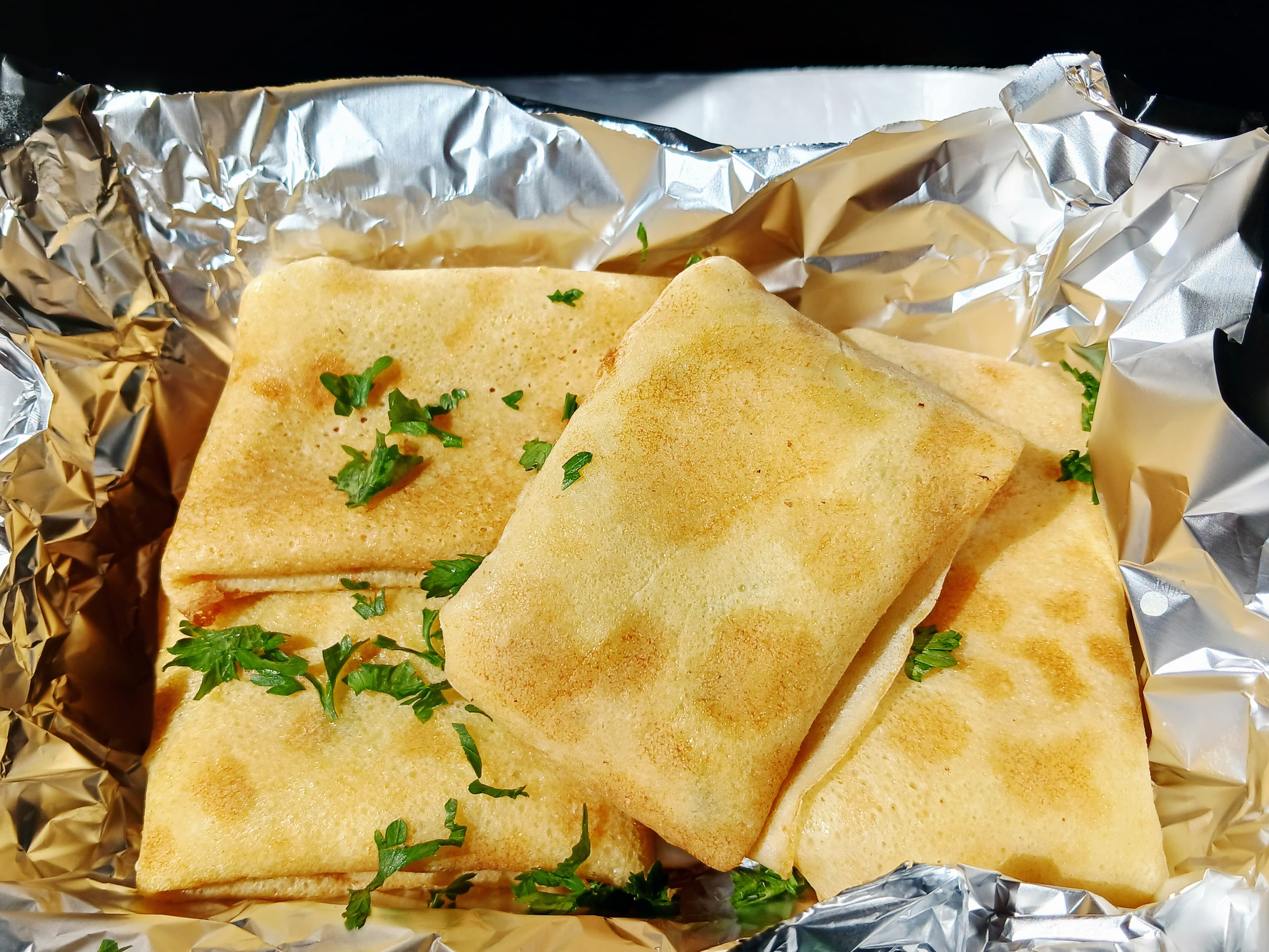 Crêpe Fourrée Jambon & Fromage